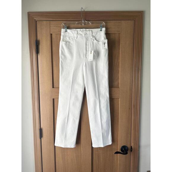 NWT Good American Good Curve Straight Leg Jeans White 28” Inseam Women’s sz 8/29 - Picture 13 of 13